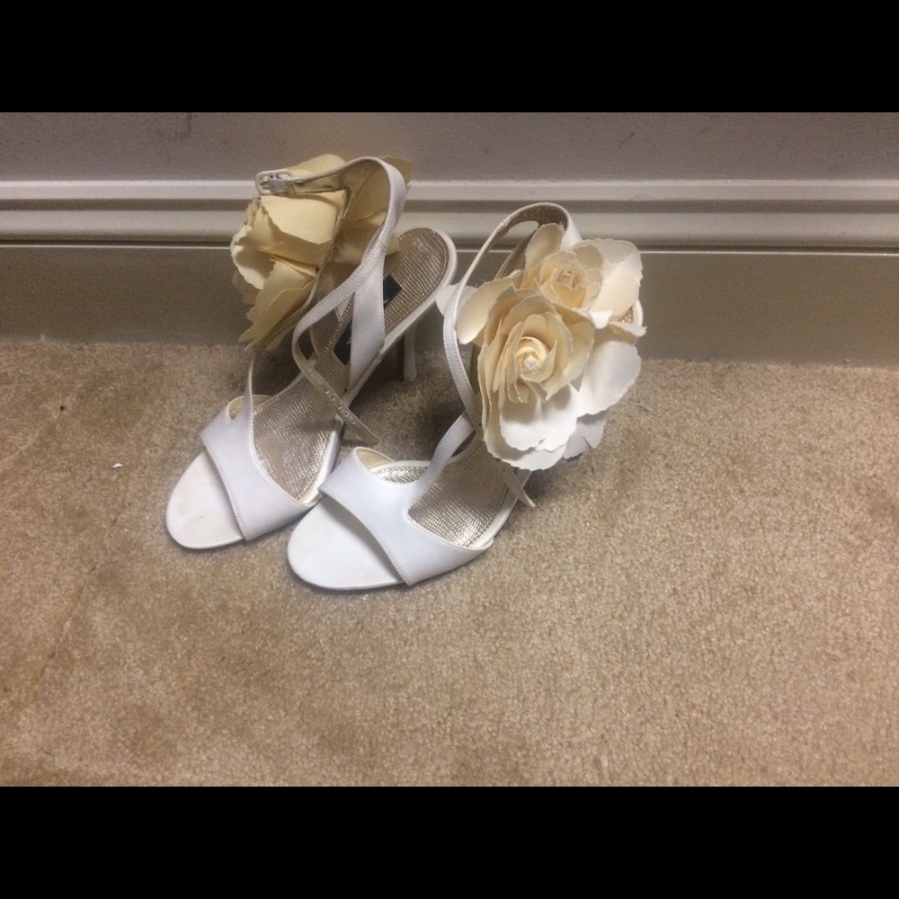 Wedding Heels w/ flower